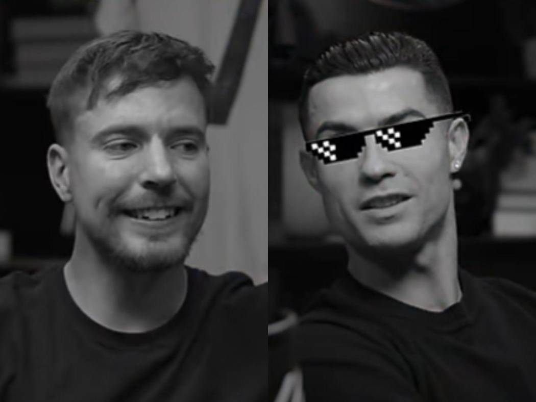 Cristiano Ronaldo y MrBeast preguntas incómodas de la entrevista