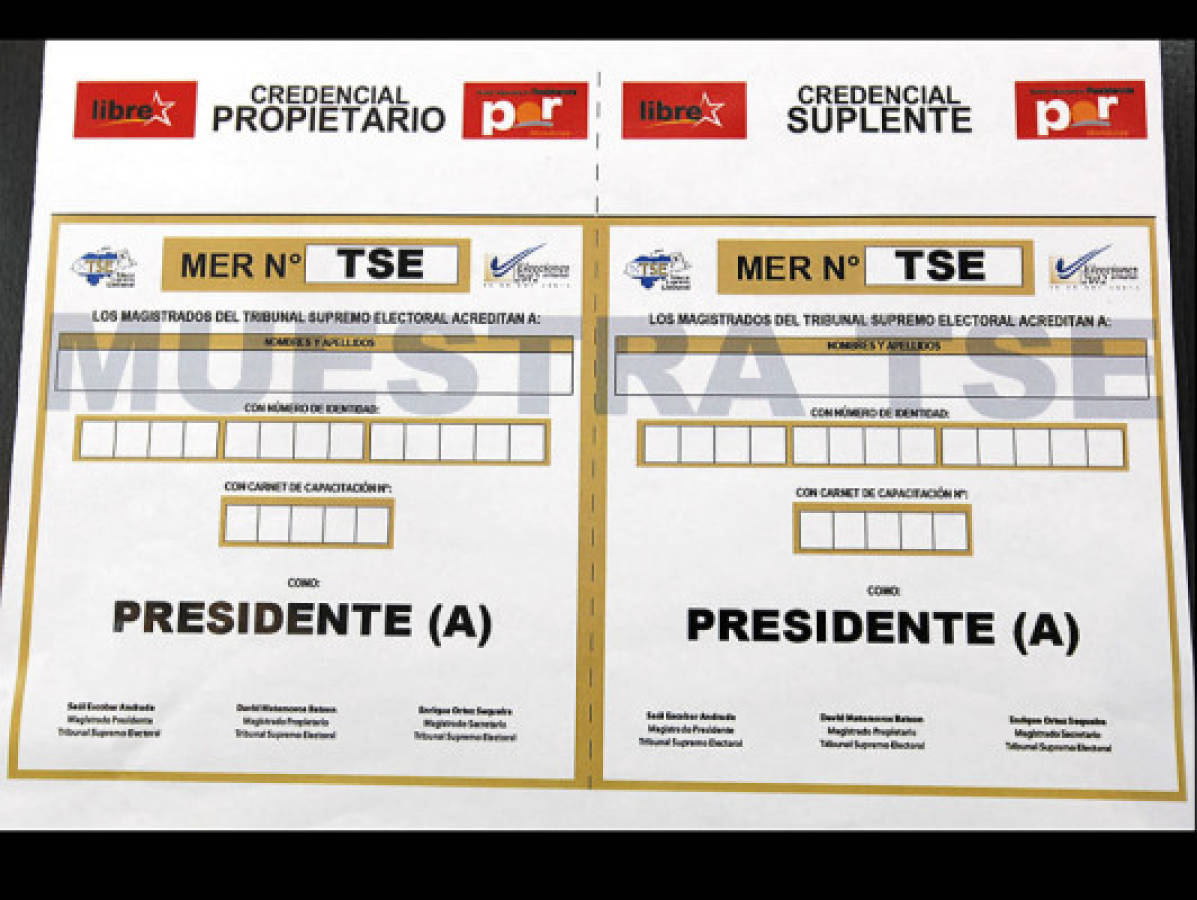 Credenciales En Blanco Son Material De Comercio Pol Tico