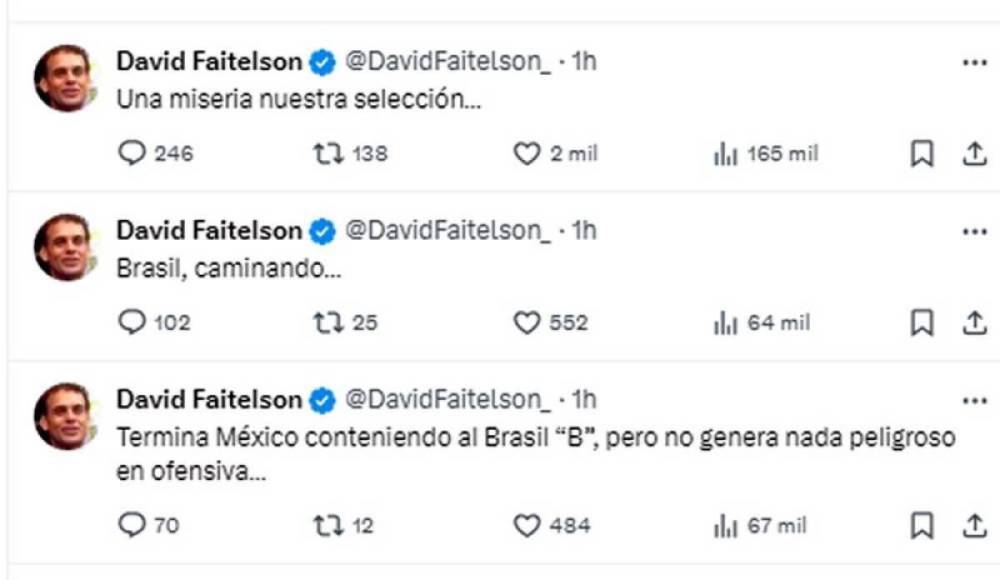 David Faitelson despotrica contra selección de México y lo que dicen otros periodistas