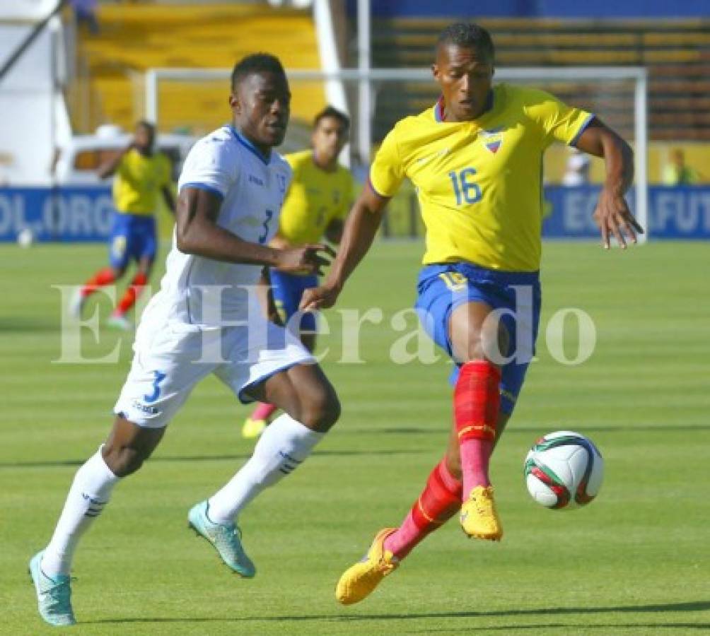 Honduras se ahogó en la altura de Quito y cae ante Ecuador