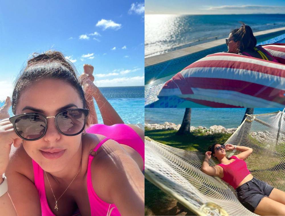 Ana Jurka en Fiji las vacaciones de ensue o de la presentadora