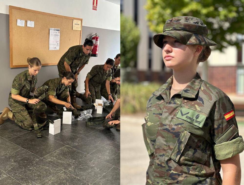 Así fue el ingreso de la princesa Leonor a la academia militar