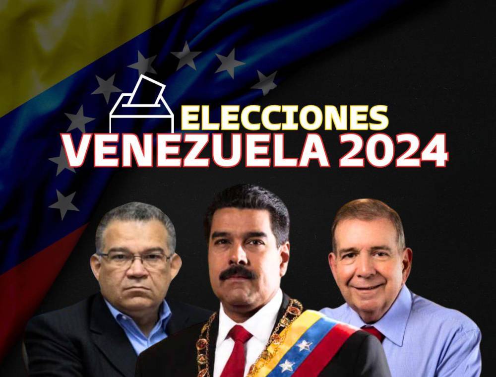 Los candidatos por la presidencia de Venezuela son: Jorge Rodríguez, Nicolás Maduro y Edmundo González Urrutia.