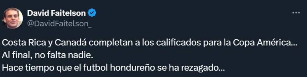 Lo que dicen los periodistas tras derrota de Honduras ante Costa Rica en repechaje de Copa América