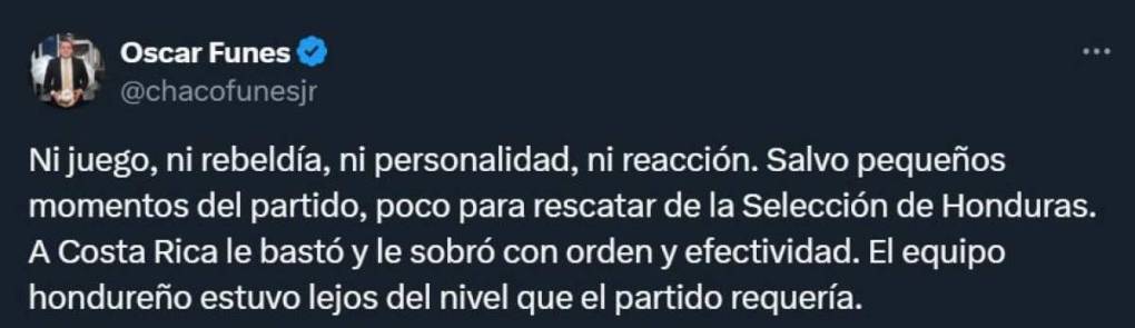 Lo que dicen los periodistas tras derrota de Honduras ante Costa Rica en repechaje de Copa América