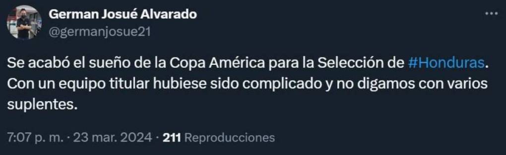 Lo que dicen los periodistas tras derrota de Honduras ante Costa Rica en repechaje de Copa América