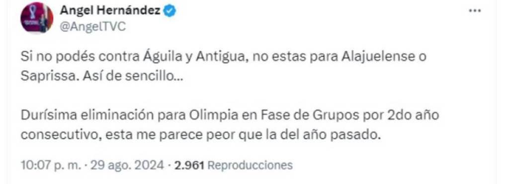 Olimpia eliminado de Copa Centroamericana y estos son los ‘culpables’, según periodistas