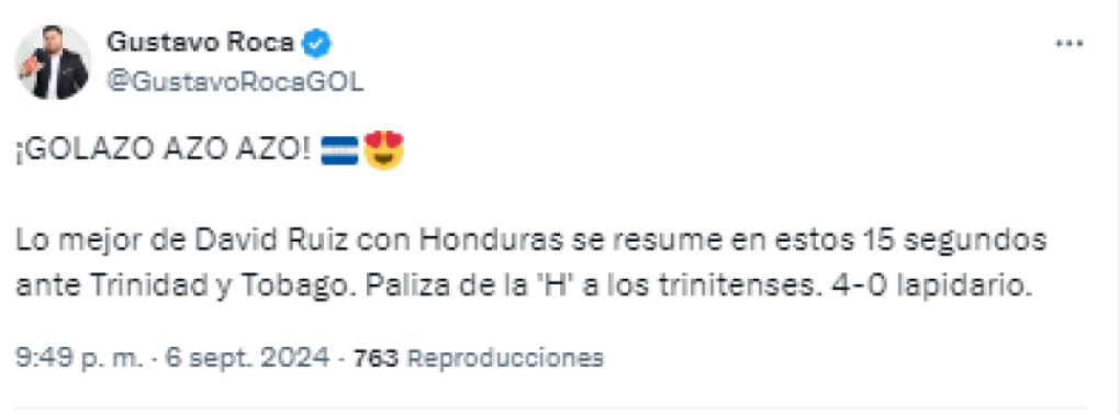 Honduras golea y esto dicen los periodistas tras triunfo sobre Trinidad y Tobago