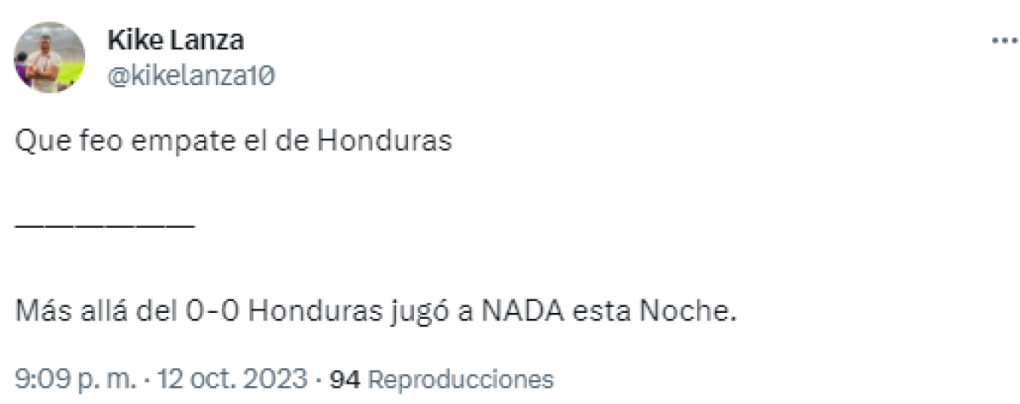 ”Penoso”, “conformistas”, “no estamos para competir”: prensa deportiva arremete contra Honduras tras empate ante Cuba