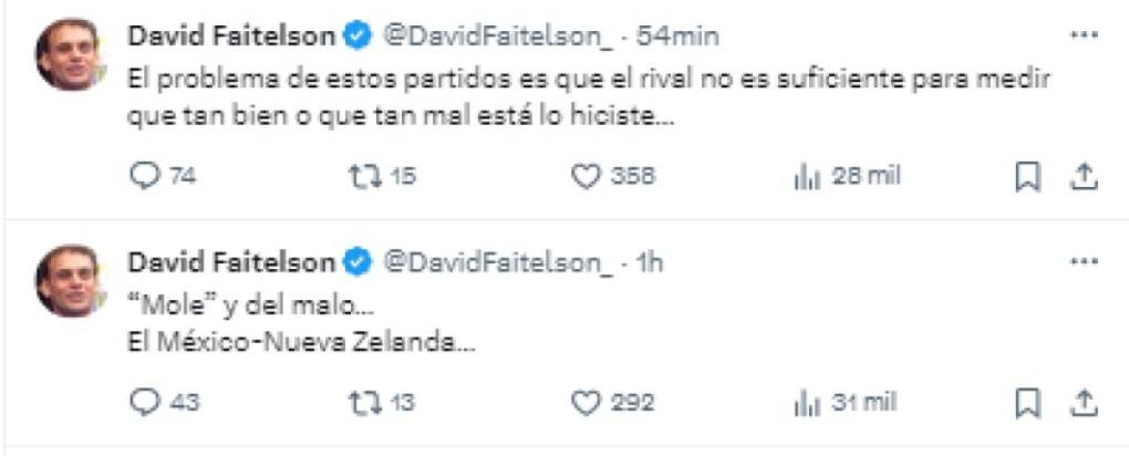 Faitelson molesto: Lo que dicen medios tras juego de México ante Nueva Zelanda