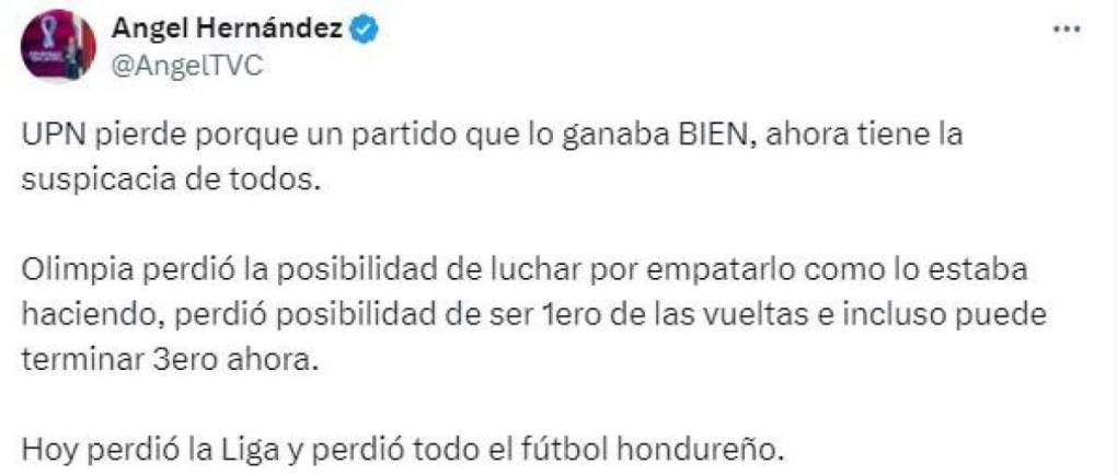 Periodistas hondureños “explotan” tras lo ocurrido en el UPNFM-Olimpia: “Vergüenza”