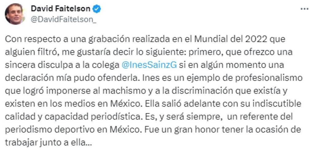 José Ramón Fernández humilla a periodista Inés Sainz