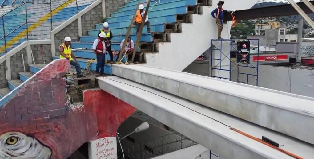 FOTOS: Así luce el Estadio Nacional con las primeras graderías instaladas ¡Hay avances!