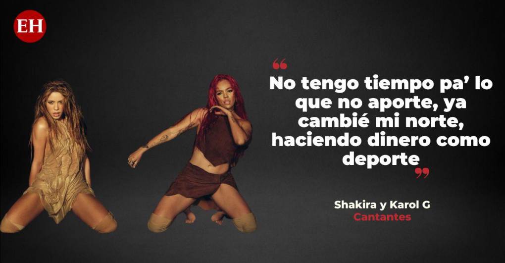 Shakira y Karol G ahora facturan juntas: estas son sus frases más explosivas en ‘TQG’