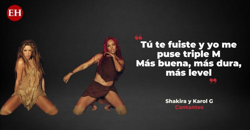 Shakira y Karol G ahora facturan juntas: estas son sus frases más explosivas en ‘TQG’