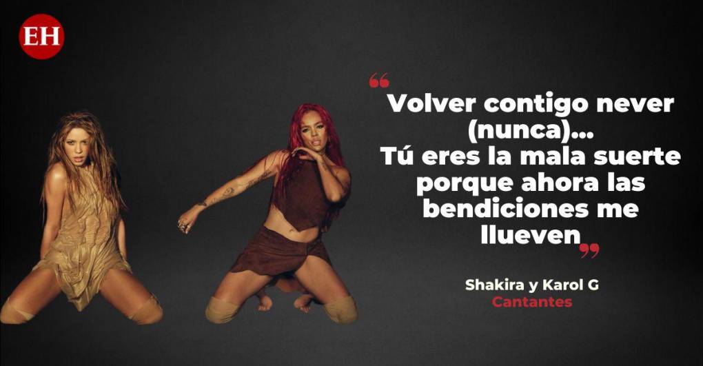 Shakira y Karol G ahora facturan juntas: estas son sus frases más explosivas en ‘TQG’