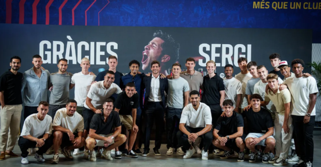 Leyendas del Barcelona presentes en despedida de Sergi Roberto: “Me hubiera gustado...”