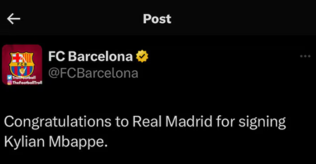 Los memes que destrozan al Barcelona por la presentación de Mbappé con Real Madrid