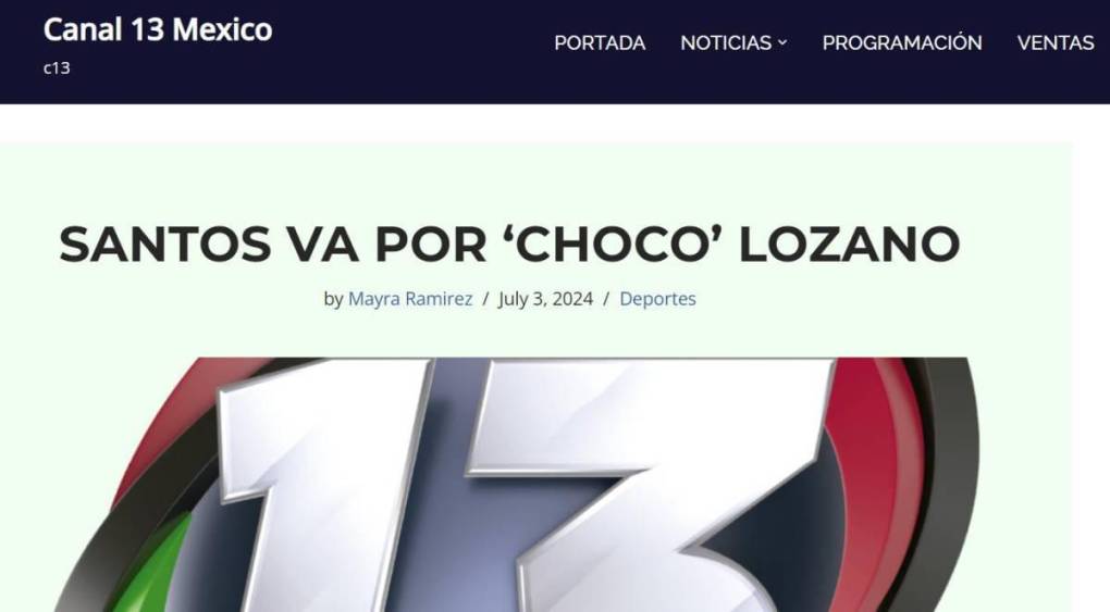 La reacción de periodistas y medios mexicanos por llegada de “Choco” Lozano a Santos