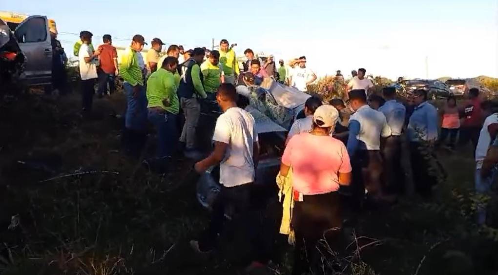 Las impactantes imágenes del trágico accidente en Laure, San Lorenzo