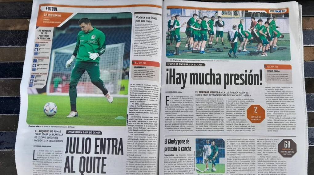 Desprecio a la H y arremetiendo contra el Tri: portadas en México