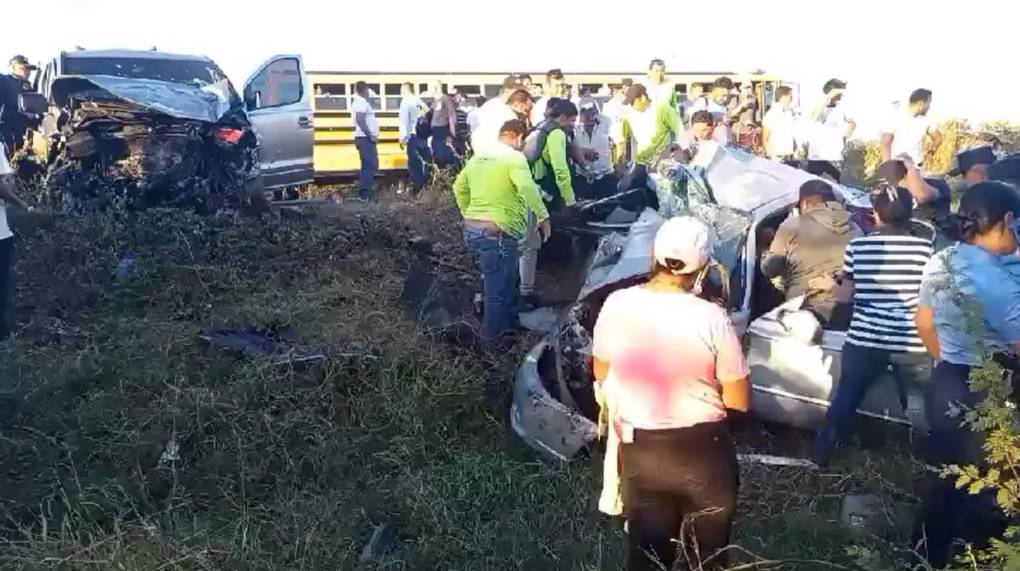 Las impactantes imágenes del trágico accidente en Laure, San Lorenzo