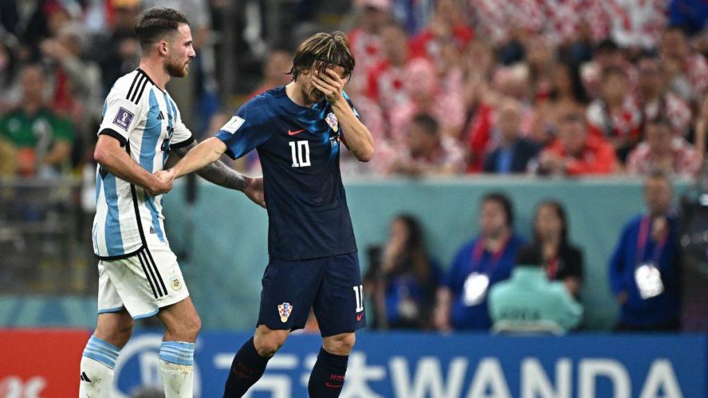 Amargo adiós: las lágrimas de Modric tras caer eliminado ante Argentina