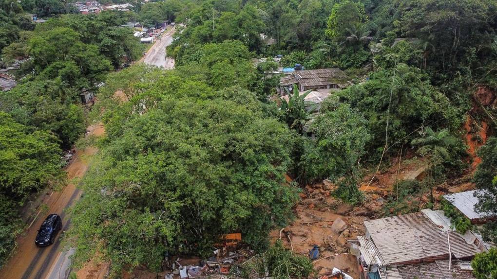 Las impactantes imágenes del temporal que azotó Brasil