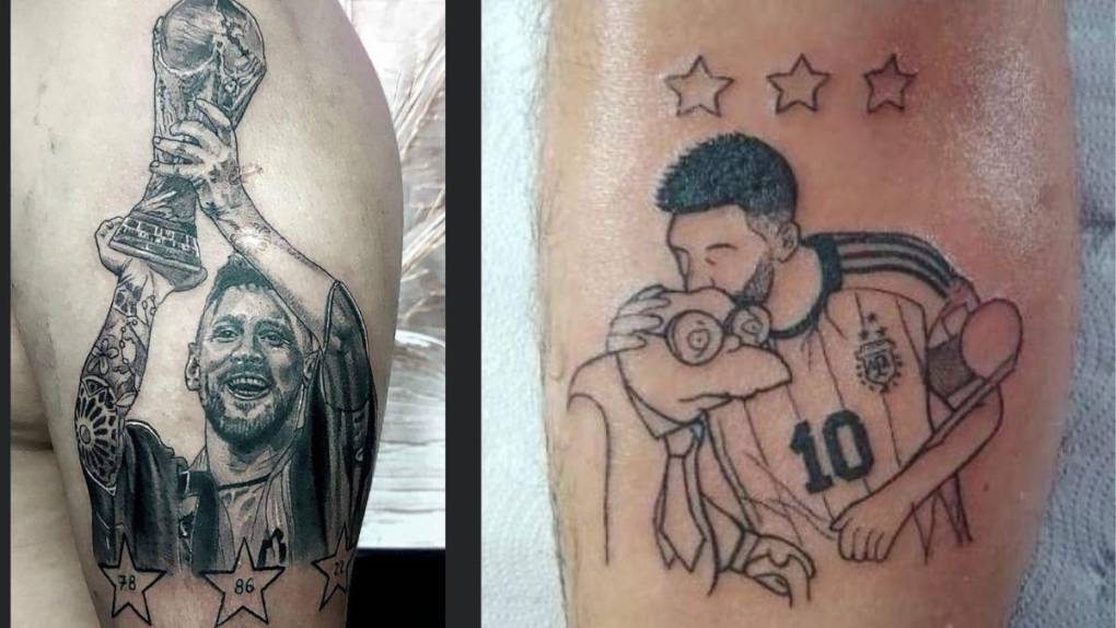 Los peores tatuajes conmemorativos de Argentina, campeón del Mundial