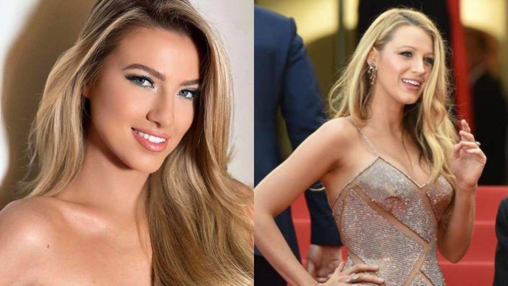 Las fotos que prueban el sorprendente parecido entre Miss Honduras y la actriz Blake Lively