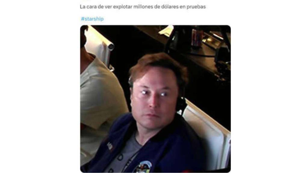 Los divertidos memes de la explosión del cohete Starship de Elon Musk