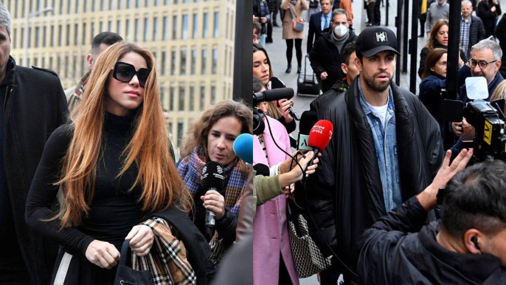 Así fue el mediático encuentro entre Shakira y Piqué en el juzgado para ratificar su acuerdo