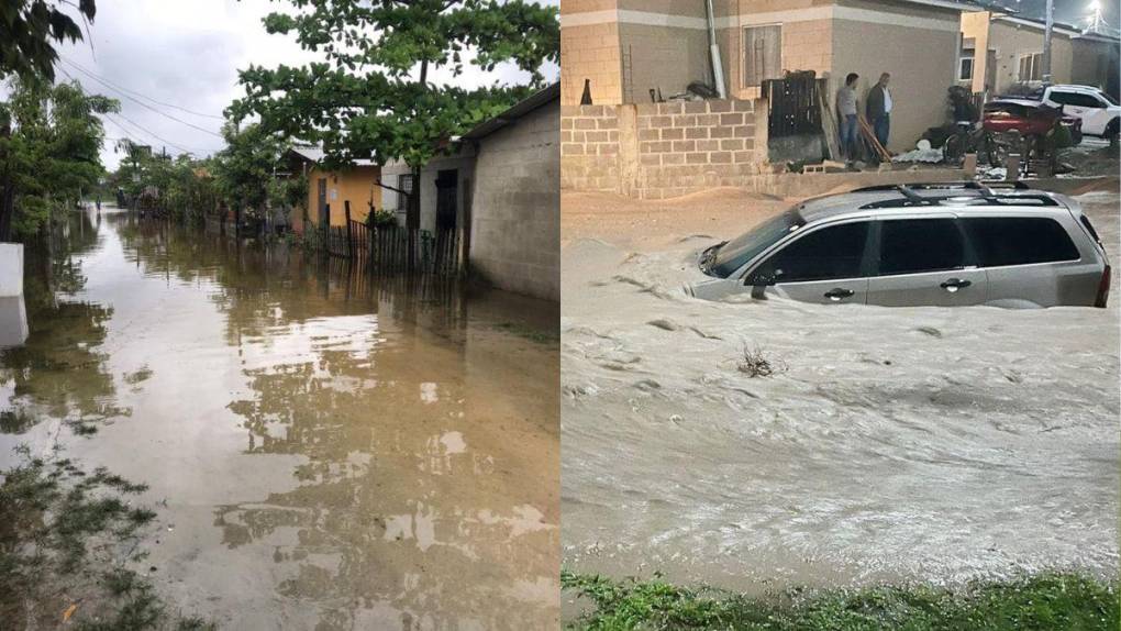 Desbordamientos, evacuaciones y emergencia: las imágenes de las inundaciones en Cortés