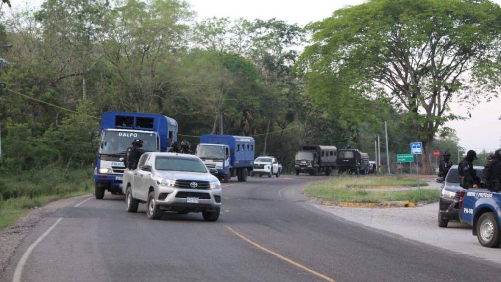 Así se realizó la intervención al centro penal de Ilama, en Santa Bárbara