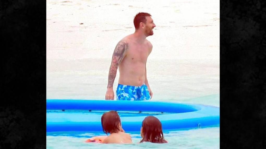 ¡Muy cerca de Miami! Así disfrutan Messi y su familia de sus vacaciones en Bahamas