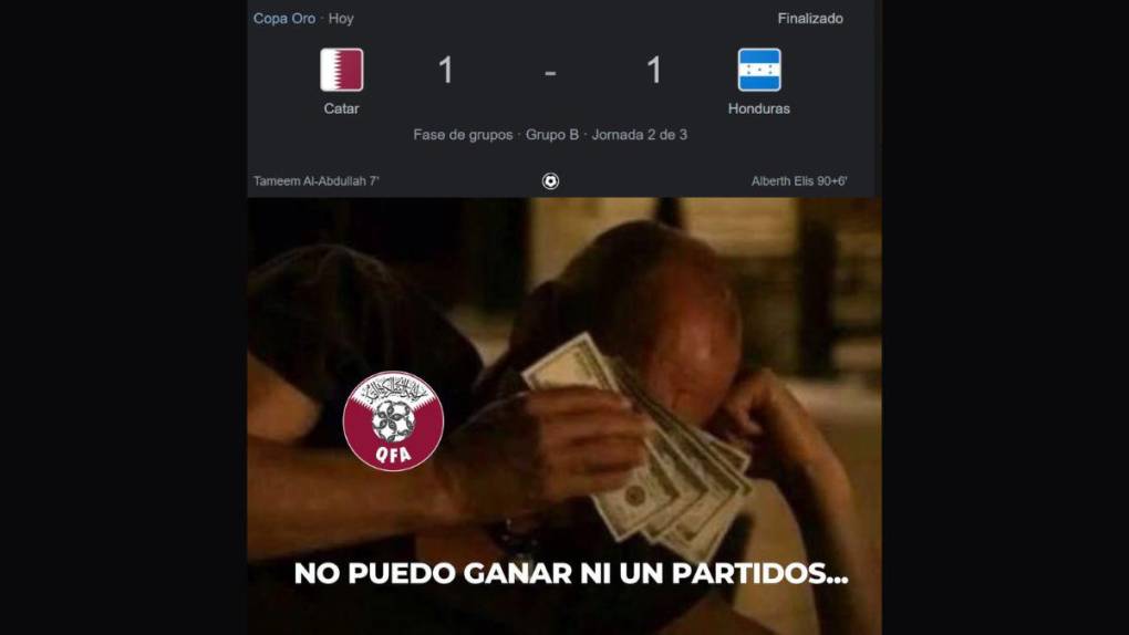 Empate entre Qatar y Honduras desata ola de memes en las redes sociales