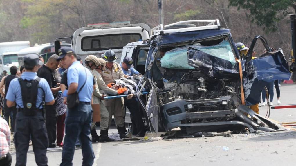 Fallido intento de rebasar provocó fatalidad en cuesta La India, carretera a Olancho