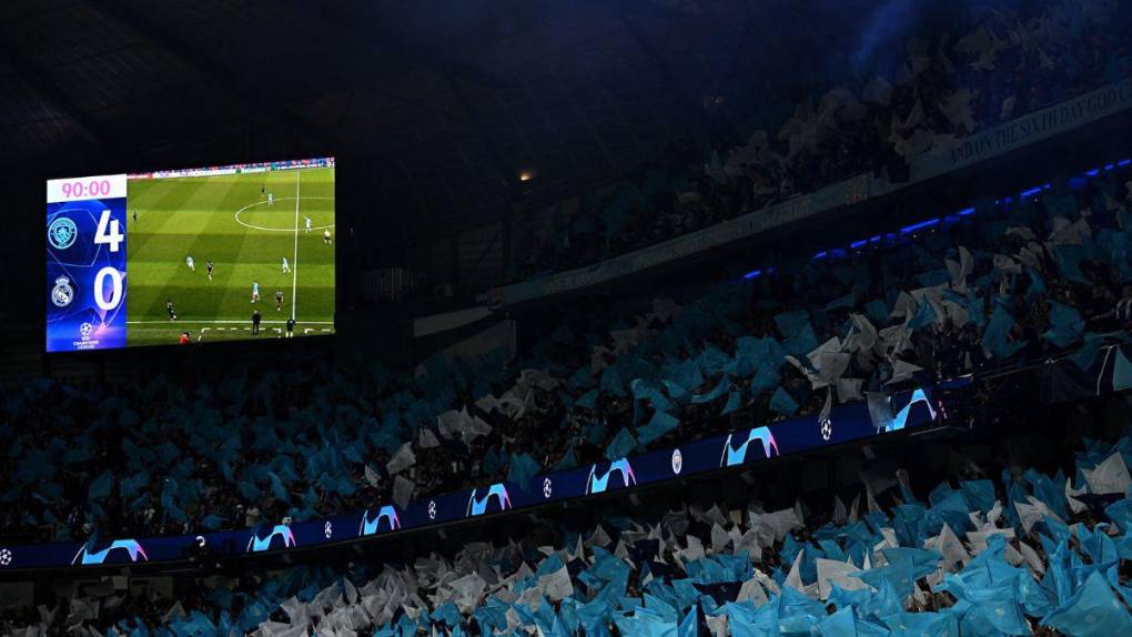 La eufórica celebración del Manchester City tras golear 4-0 al Real Madrid