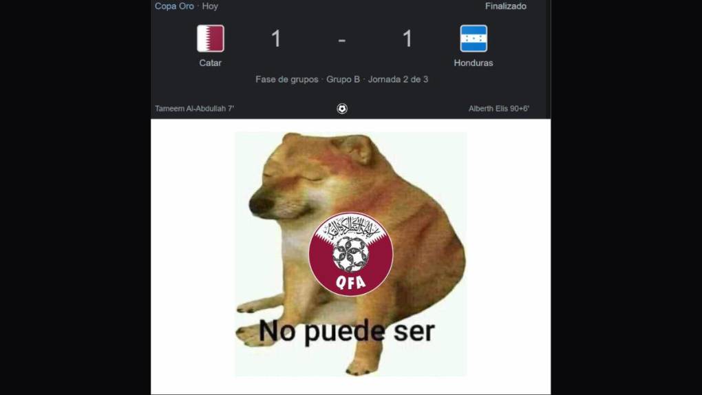 Empate entre Qatar y Honduras desata ola de memes en las redes sociales