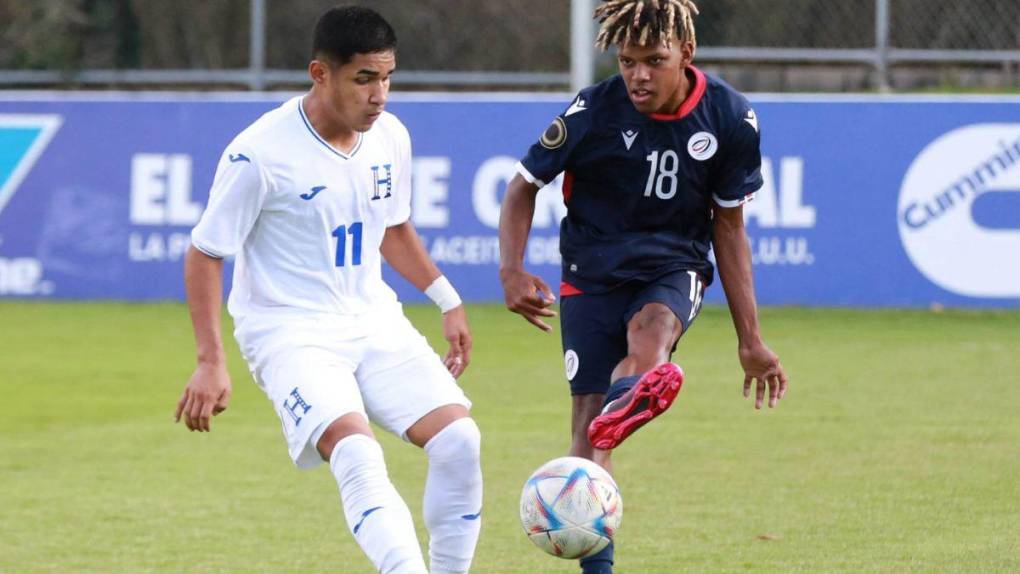 La Sub-20 de Honduras destrozó 7-1 a República Dominicana con doblete de Exón Arzú