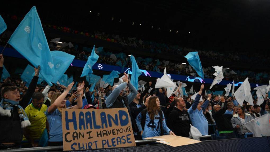 La eufórica celebración del Manchester City tras golear 4-0 al Real Madrid