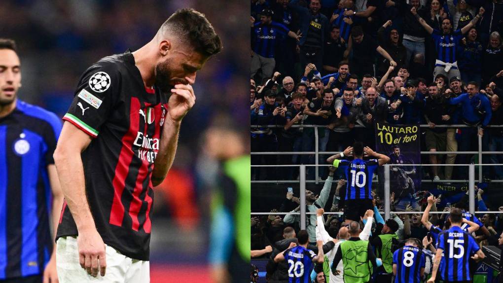 Euforia interista y tristeza rossoneri: las imágenes de la victoria del Inter sobre el Milan