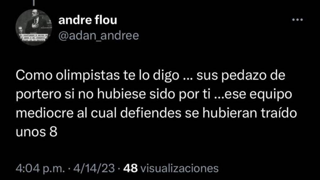 “Gracias y perdón”: Rougier se disculpa en las redes sociales tras la derrota de Motagua ante Tigres