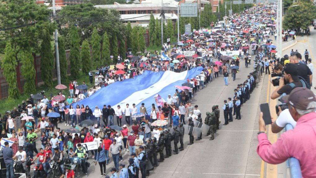 Masivas protestas contra ideología de género en Tegucigalpa y otros puntos de Honduras