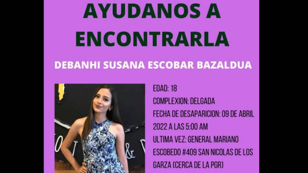 Caso Debanhi Escobar: ¿Qué se sabe de la joven desaparecida en Nuevo León?