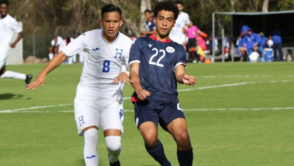 La Sub-20 de Honduras destrozó 7-1 a República Dominicana con doblete de Exón Arzú