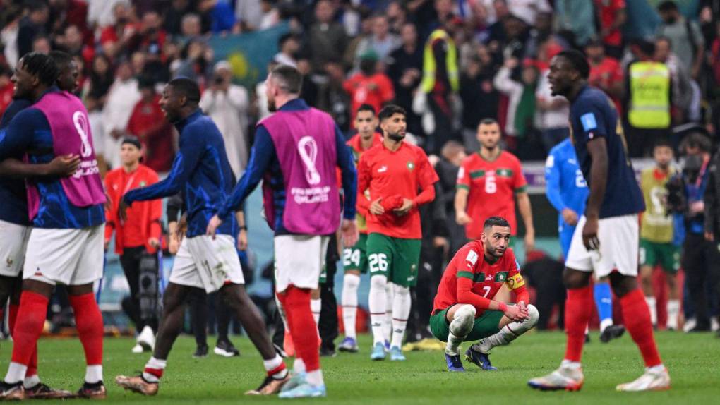 ¡Respeto total! Los gestos de los jugadores de Francia con los de Marruecos tras avanzar a la final