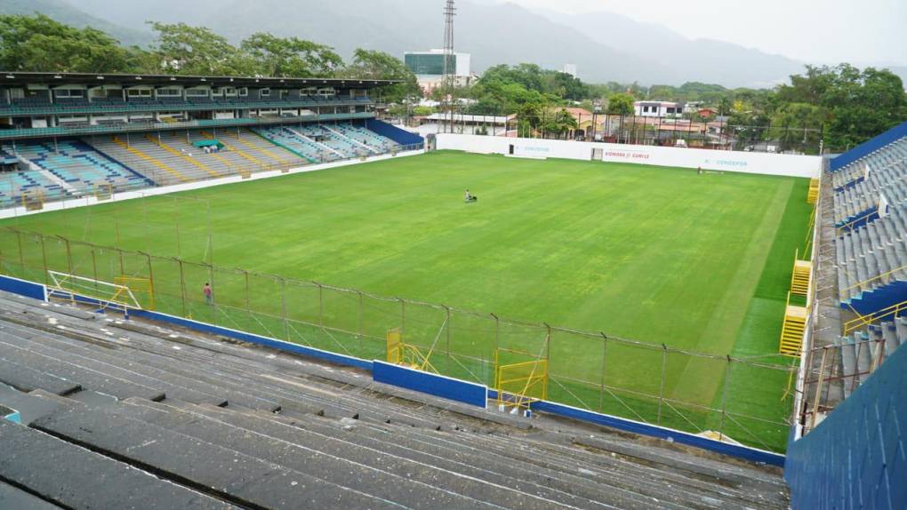 Definen fecha para reapertura del estadio Morazán ¡La grama ya está lista!