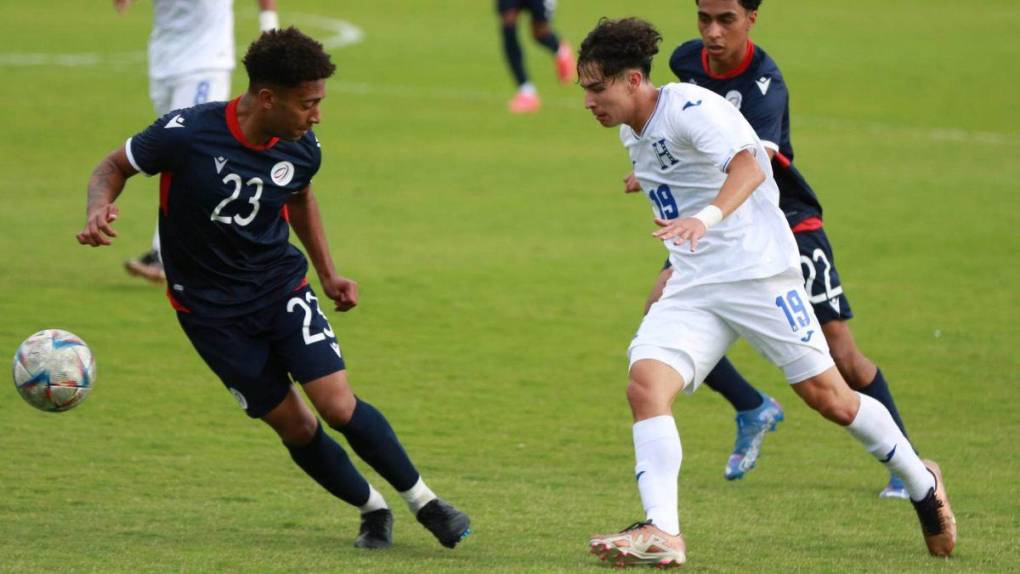 La Sub-20 de Honduras destrozó 7-1 a República Dominicana con doblete de Exón Arzú