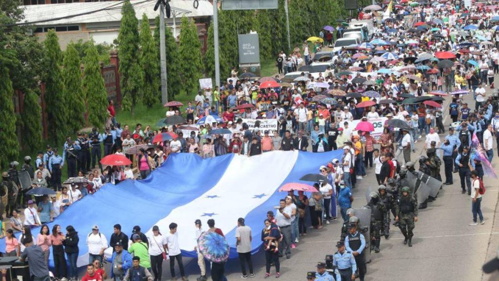 Masivas protestas contra ideología de género en Tegucigalpa y otros puntos de Honduras